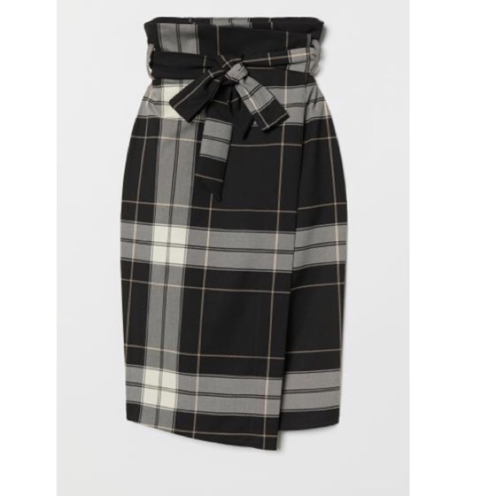 Wrap Skirt with Tie Belt